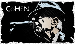 Leonard Cohen Vector Tribute by Vectorportal